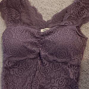 Yelete Lace Bralette Crop Top